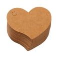 thumbnail image 1 of Qarigey Tarjetas Papel Kraft Etiquetas en forma de corazón Tarjeta Amor Telones de fondo Tienda de etiquetas Escaparate Accesorios de regalo Suministro Ropa, zapatos y accesorios Miscelánea Marrón Qarigey AP018125-02, 1 of 6