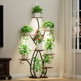 thumbnail image 1 of Soporte para Plantas EVAWOO de 147 cm de Alto, 8 Niveles con Luz para Interior, 1 of 8