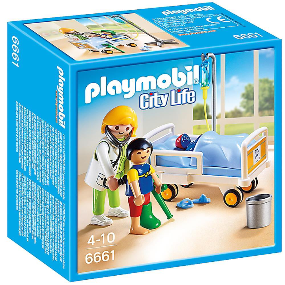 70196 Playmobil City Life radiologue Playset Inc 21pcs & Figurines enfants 4yrs+ 