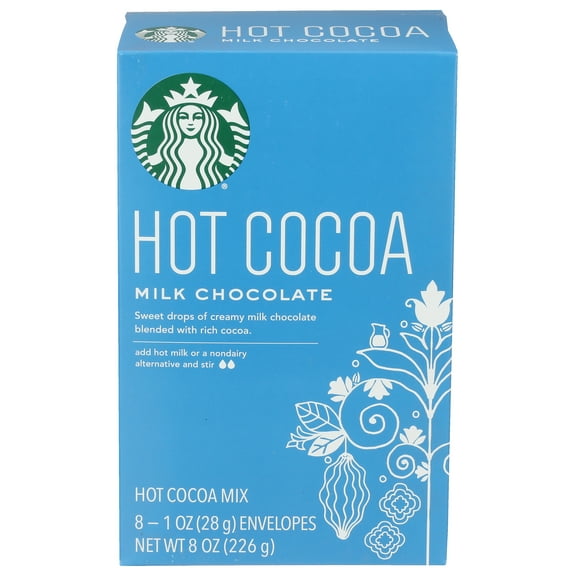 Pack of 6, Starbucks Milk Chocolate Hot Cocoa Mix, 8 oz​