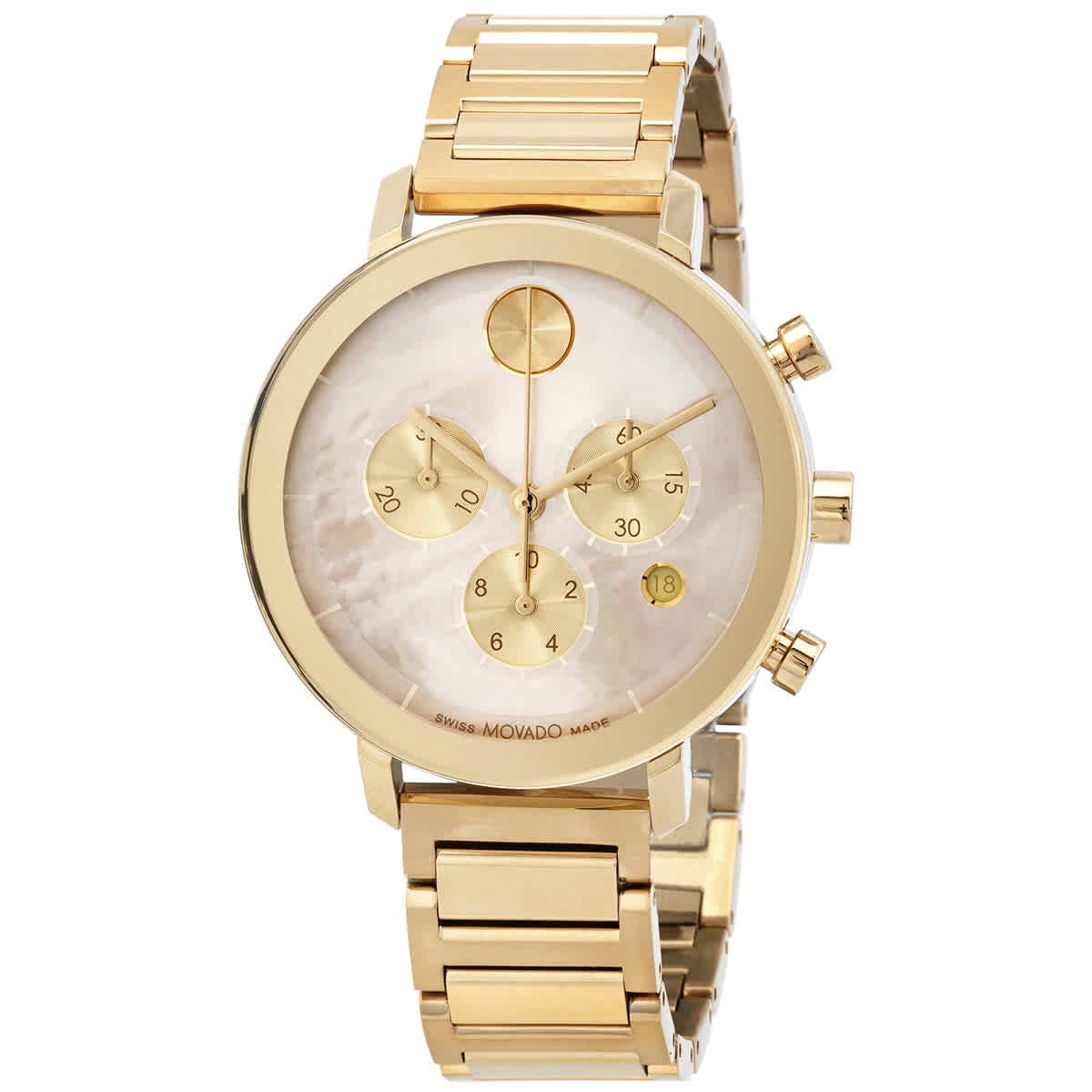 MOVADO Bold Pale Gold Dial Ladies Watch Item No. 3600502 Movado Bold Gold-Tone Ladies Watch 3600502 - Walmart.com main image 3