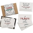 thumbnail image 5 of 24 Uds. Tarjeta de calendario de Adviento de Navidad calendario artesanal tarjeta de felicitación 24 cuenta regresiva de días tarjeta de felicitación para Navidad, 5 of 5