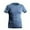 Blue, variant on Xunlbb Mens T-shirt Summer Lightweight Mens Tops with Short Sleeves Crew-neck Smooth T-shirt Breathable Moisture-wicking Activewear Gym Training Workout Plus Size