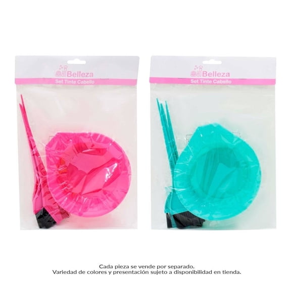 Set para pintar el cabello Prichos varios colores 4 pzas