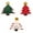 Assorted Color, variant on Qiysamall 3Pcs Christmas Felt Ornaments Christmas Tree Hanging Tags Embellishments for Xmas Holiday DIY Crafts Supplies