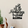 thumbnail image 4 of Metal Bible Verses Wall Decor As for Me And My House Christian Wall Decor Home Indoor And Outdoor Decoration, 4 of 6