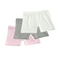 thumbnail image 3 of 3 Pcs Shorts de Sécurité d'Été pour Filles, Extensibles, Taille Mi-Haute, Anti-Exposition, 3 of 9