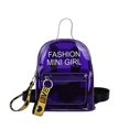 thumbnail image 1 of Bolso de verano, mochila transparente, moda, letras de gelatina, bolso casual portátil, bolso de mujer, 1 of 6
