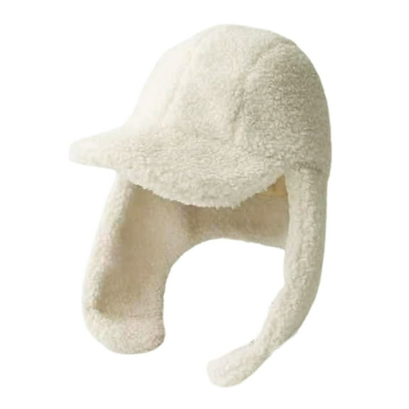 Plush Thick Russian Warm Hat Baseball Cap Ear for Ear Protect Winter Hats Stylish Winter Wa