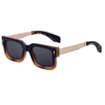 thumbnail image 3 of Gafas de sol cuadradas retro para hombre, gafas de sol minimalistas resistentes a los rayos UV para mujer, 3 of 6