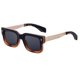 thumbnail image 3 of Gafas de sol cuadradas retro para hombre, gafas de sol minimalistas resistentes a los rayos UV para mujer, 3 of 6