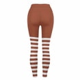 thumbnail image 4 of High Waist Yoga Pants for Women Casual Fashion Stripes Fitness Stretch Workout Leggings Buttery Soft, 4 of 5