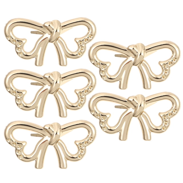 MasteelfCA 5pcs Double Heart Bag Buckle Hardwares Buckles Bag DIY Accessories