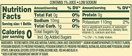 (2 pack) Nature's Twist Sugar Free Strawberry Lemonade 16 oz 6-Bottle Pack - Refreshing Flavor & Smooth Texture