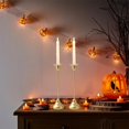 thumbnail image 4 of Iron Candle Centerpiece Decorative Tabletop Candelabra Modern Geometric Candle Stand Dining Room Iron Candle Display, 4 of 8