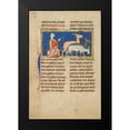 thumbnail image 2 of Illustrator, Unknown 13th Century 17x24 Black Modern Framed Museum Art Print Titled - Amos and Three Goats, 2 of 5