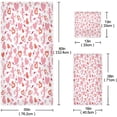 thumbnail image 3 of Dreamtimes 3 PCS Towel Valentine's Day Mother's Day Red Hearte Love Cotton Bath Towel Set (1 Bath Towel, 1 Hand Towel, 1 Washcloth) for Bathroom, Super Soft and Quick Dry Towels, 3 of 7