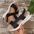 thumbnail image 4 of MKLEKYY Sandalias Flexi de Verano para Mujer, Transpirables, Elásticas, de Playa, Con Tejido Patchwork, 4 of 4