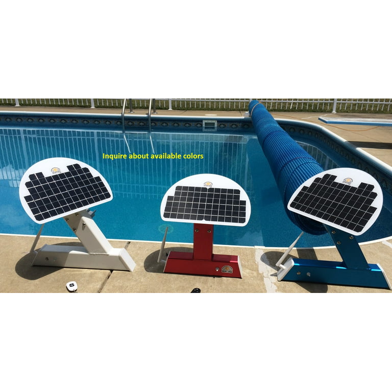 Automatic Solar Blanket Cover Reel / Roller - Remote Controlled, Solar  Battery Charged / Powered, Motorized Units to upgrade your existent 20ft  long manual swimming pool blanket roller 