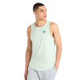thumbnail image 4 of Umbro - Camiseta Sin Mangas Core para Hombre (Verde Sutil, Lyons Azul), 4 of 4