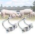 thumbnail image 5 of 2 Pcs Clip de Tube Croisé en Fer Galvanisé 1/2 Pouce pour Élever les Cochons, 5 of 5