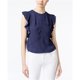 thumbnail image 1 of Blusa con forro Rachel Roy para mujer azul grande, 1 of 1
