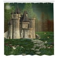 thumbnail image 3 of Ambesonne Cartoon Shower Curtain, In an Enchanted Forest, 69"Wx84"L, Multicolor, 3 of 3