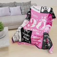 thumbnail image 3 of LHSHID Birthday Gifts for Men Dad Blanket for Gifts Best Dad Ever Gifts Ultra Soft Throw Blanket Fluffy Blanket Flannel Blanket Fuzzy Blanket for Couch Bed Indoor Outdoor 40"x50", 3 of 7