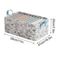 thumbnail image 3 of Momihoom Blissful Diary Floral Diaper Caddy Organizer, Stylish Nursery Storage Basket, Gift for Shower, 3 of 9