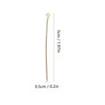 thumbnail image 2 of LEEYNEER 500Pcs Metal Eye Pin Head Pin Open Eye Pin for Earring Bracelet Pendant Jewelry Making, 2 of 6