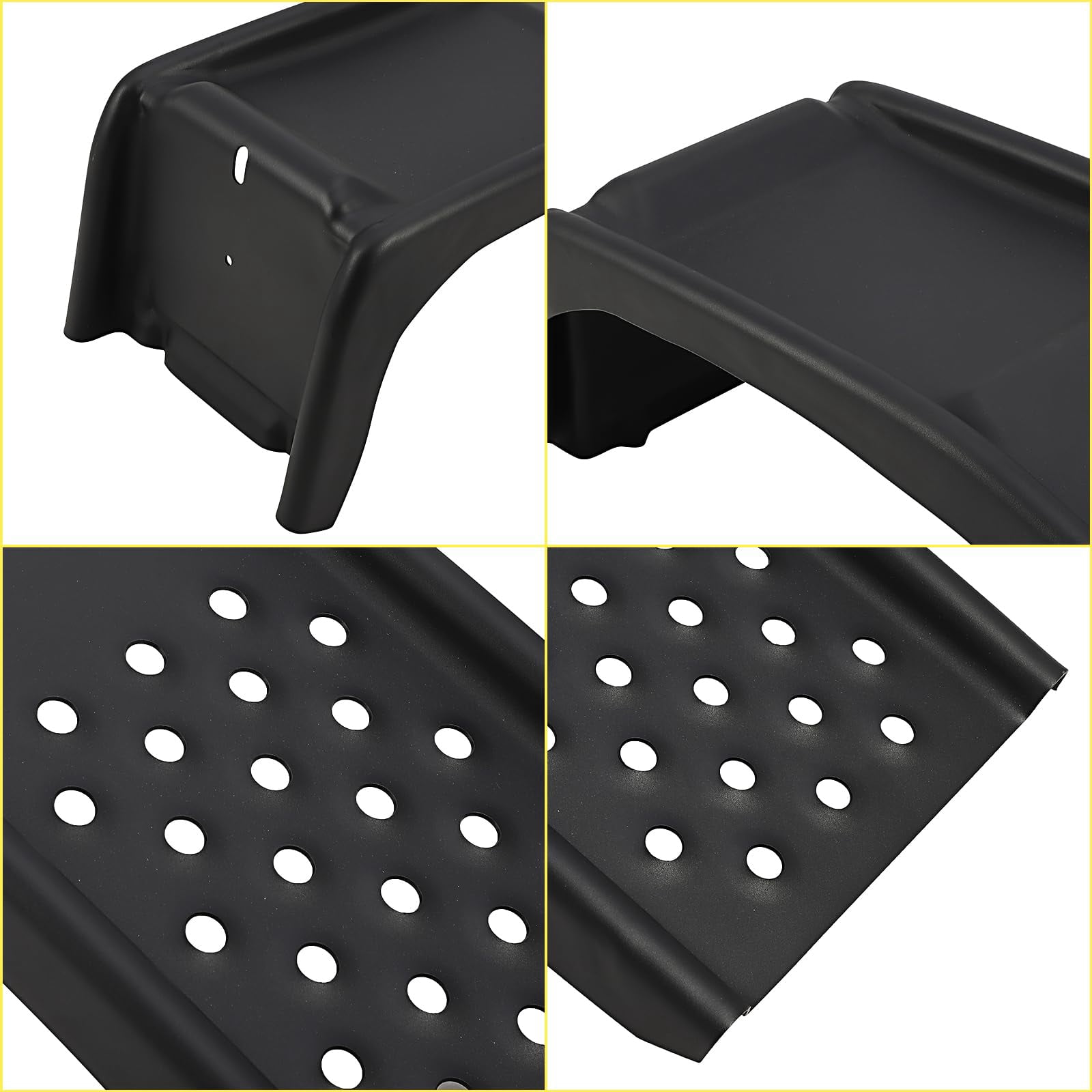 Heavy Duty Car Ramps Set 6500lbs Auto Ramp Solid Steel Ramps