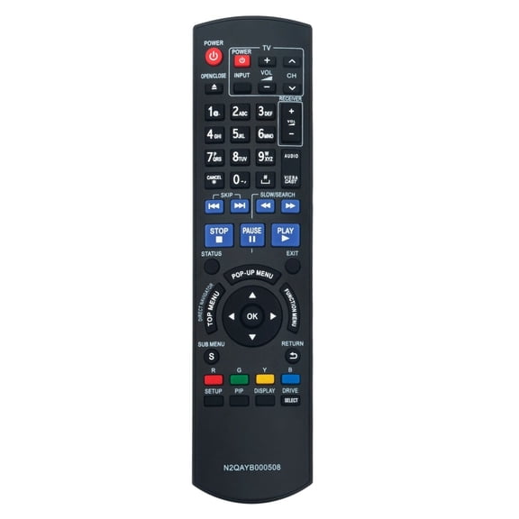 N2QAYB000508 Replace Remote for Panasonic Player DMP-BDT300 DMP-BDT350 DMPBDT300