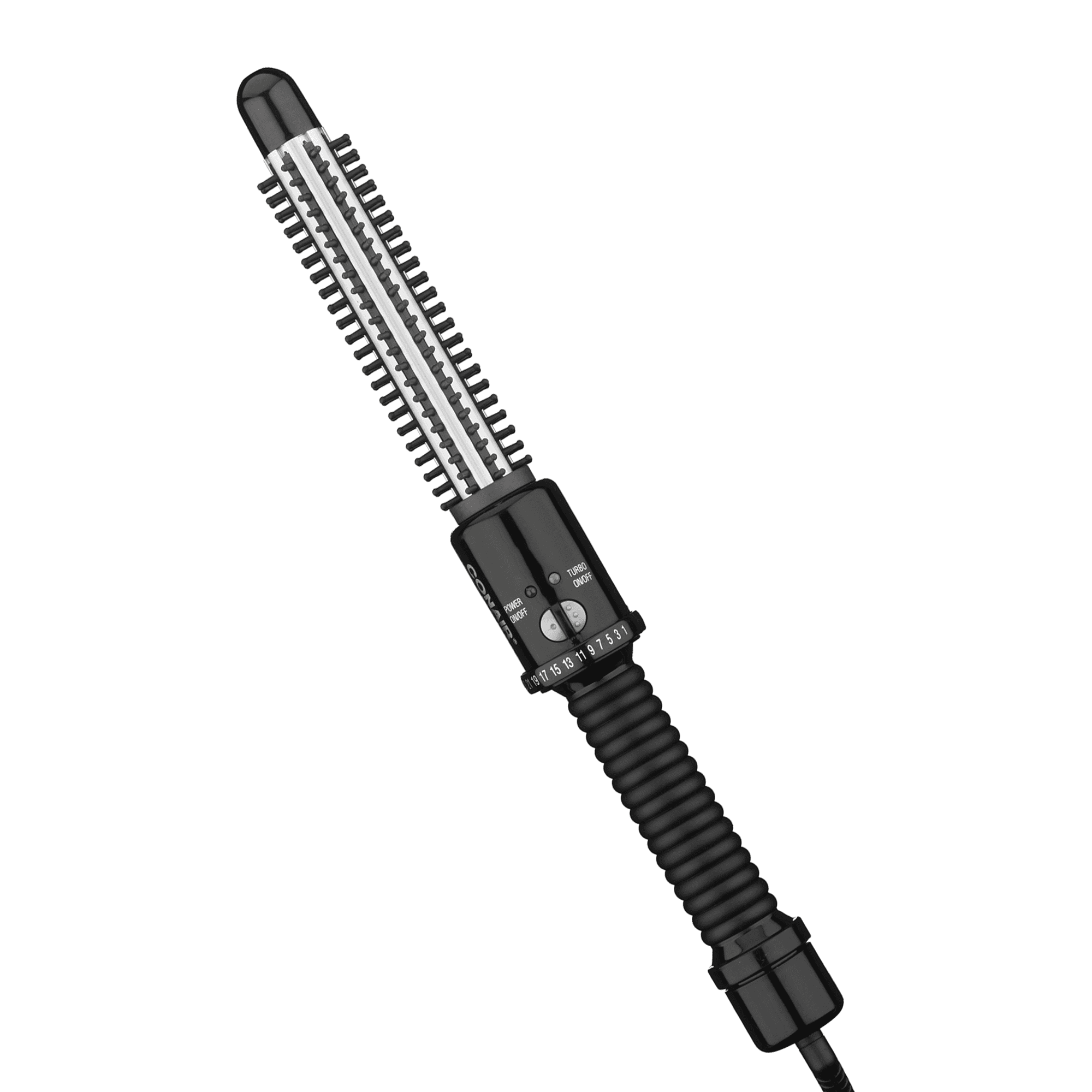 Conair Instant Heat 3/4" Curling Iron Brush, 30-Second Heat-Up, 25 Heat Settings