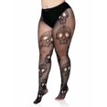 thumbnail image 2 of Mallas Leg Avenue Skull Fishnet Sugar Skull 1X-2X para mujer, 2 of 4
