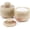 Green, variant on Radicaln Marble Salt Cellar with Lid 3 inches White Handmade Salt Dish For Kitchen Countertop, Ideal Set of 2 Seasoning Jars and Table Salt Container For Dining Table