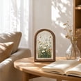 thumbnail image 4 of Vintage Floral Arch Framed Wall Art with Double-Layer Wooden Frame and Wildflower Butterfly Motif for Living Room Wall Decor, 4 of 7