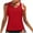 Red, variant on Edvintorg Womens Blouson Tankini Top No Bottom Loose Fit Swim Top Modest Tank Tops Bathing Suits