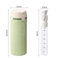thumbnail image 5 of 4-In-1 Travel Portable Dispenser Bottles - Leak-Proof Containers for Shampoo Lotion Cosmetics, Compact Toiletry Storage for Travel Gym Business Trips & Daily Use, Easy to Carry, 2.16*6.49in, Green, 5 of 9