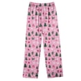 thumbnail image 4 of Fengactive Christmas Printed Pajamas for Women Fashion Long Sleeve Lapel Shirts Pants Casual Home Button Sleepwear, 4 of 7
