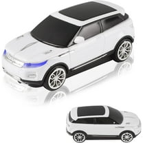 KUYHRF Car Mouse Wireless Mouse,2.4GHz Cool Sport SUV Car Shape Mouse Optical Mouse1600 DPI with USB Receiver Computer Mouse for PC/Computer/Laptop-White