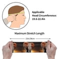 thumbnail image 6 of Naloa Elephant Sunset in Kenya Fashionable Sport Sweatband for Running, Yoga, Basketball - Head Circumference 19.6-22.4 inches, 6 of 9