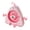 Pink, variant on YFGEFTR Triangle Cheese Fan Pink, 800mAh Battery, Small Desk Breeze, Rechargeable Personal Cooling, Cute Food Shape, USB Powered