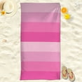 thumbnail image 4 of SDJMa Microfiber Beach Towel 31x62in, Gradient Color Style, Oversized Quick Fast Dry Sand Free Proof Compact Lightweight Outdoor Camping Travel Swim Thin Yoga Mat, 4 of 8