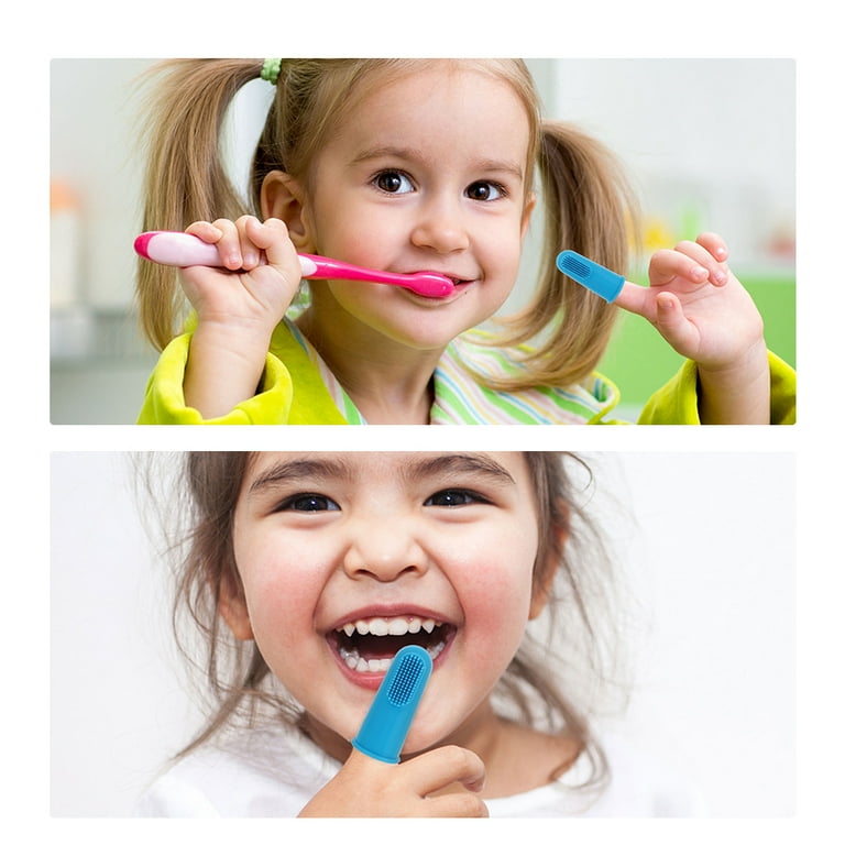 Silicone Toothbrush Infant Finger Toothbrush Baby Silicone Finger  Toothbrush Kids Soft Toothbrush Doesnt Hurt