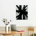 thumbnail image 2 of COMIO Black And White Abstract Wall Art - Black Painting Stroke Graffiti Artwork for Living Room, Bedroom, Office Decor,16x20in, 2 of 4