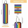 thumbnail image 2 of 2 llaveros arcoíris LGBT de poliéster colorido para novios, novias y parejas, accesorios LGBT, 2 of 9