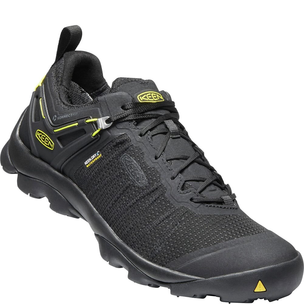 Keen Men's Venture Waterproof Hiking Shoes, Black
