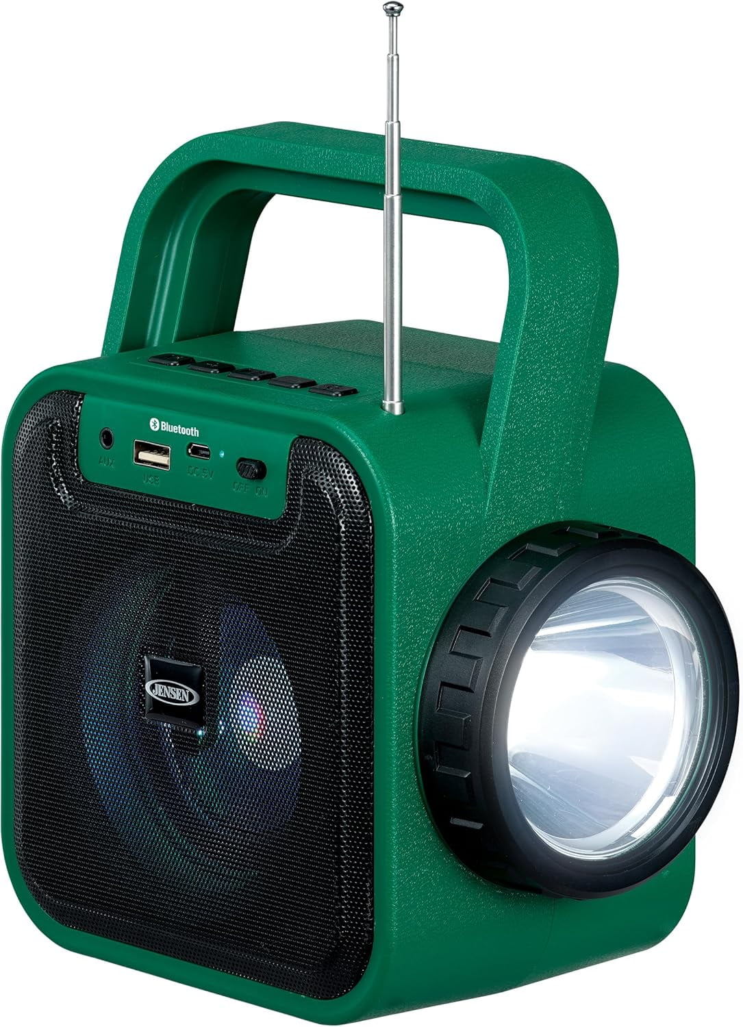 Jensen JEP-175 Portable Bluetooth Rechargeable Speaker with Built