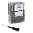 thumbnail image 1 of Black Rock Candy on a Stick - Pack of 24 (Black Cherry Flavored) - "How to Build a Candy Buffet Table" Guide included Free!, 1 of 5