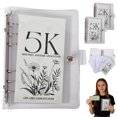thumbnail image 2 of Savings This Single Cell Album Loose Book Small Card Book Savings Challenge 12 Month Envelopes Saving Challenge, 2 of 9